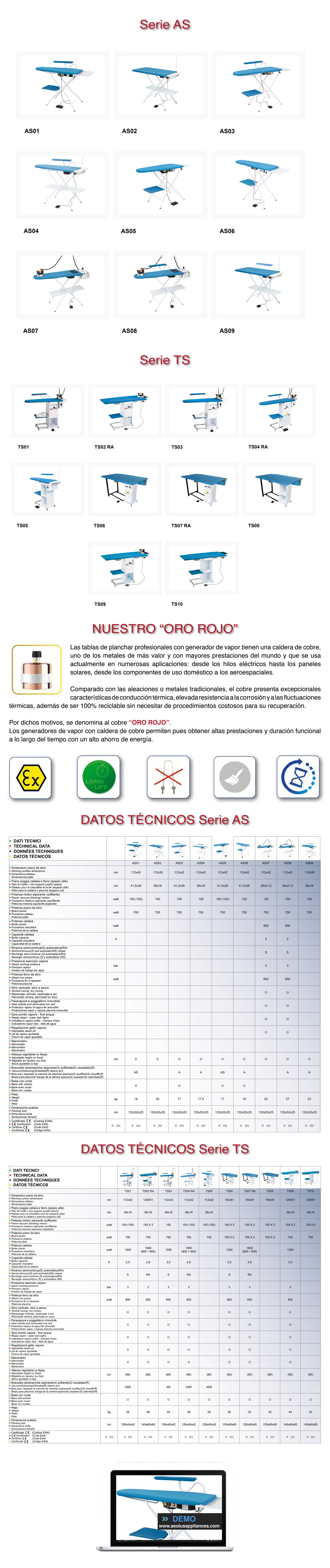 Tablas de planchar